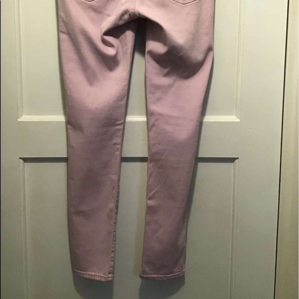 AG Adriano Goldschmied The Stevie Ankle blush pink jeans - Picture 5 of 15